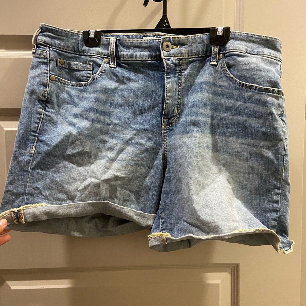 Torrid Light Blue Jean Shorts
